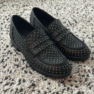 Studded Loafers